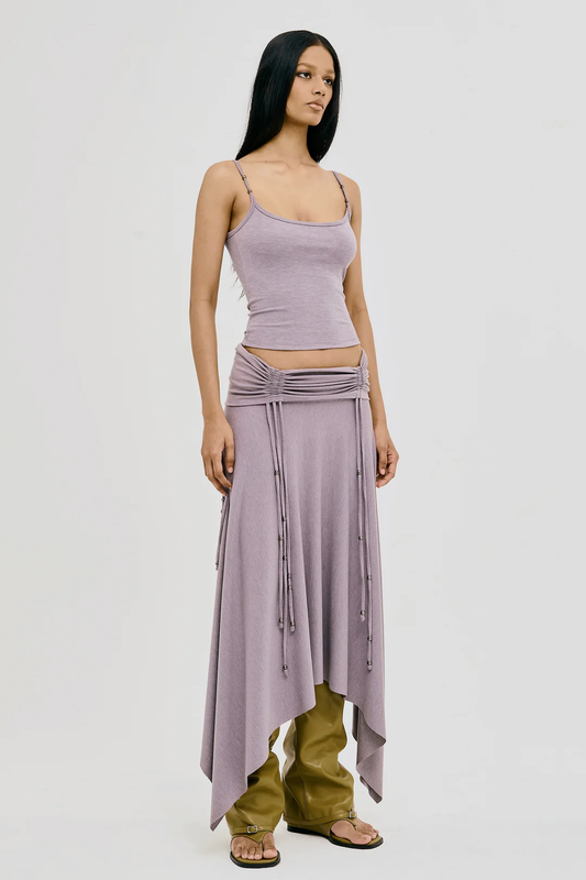 REVERENT MAXI SKIRT LILAC