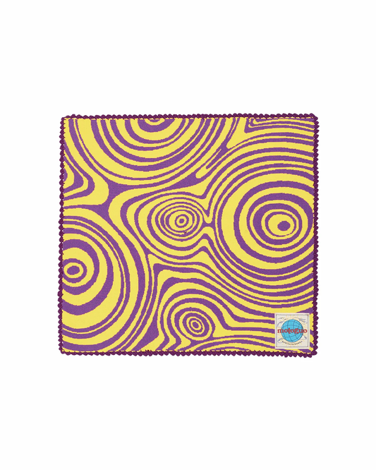 Marblelous Hankie (Grape Purple & Sunshine Yellow)