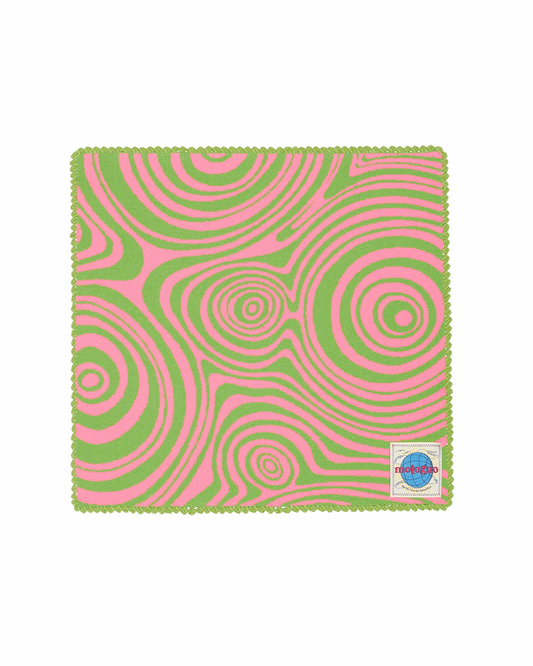 Marblelous Hankie (Flamingo Pink & Matcha Green)