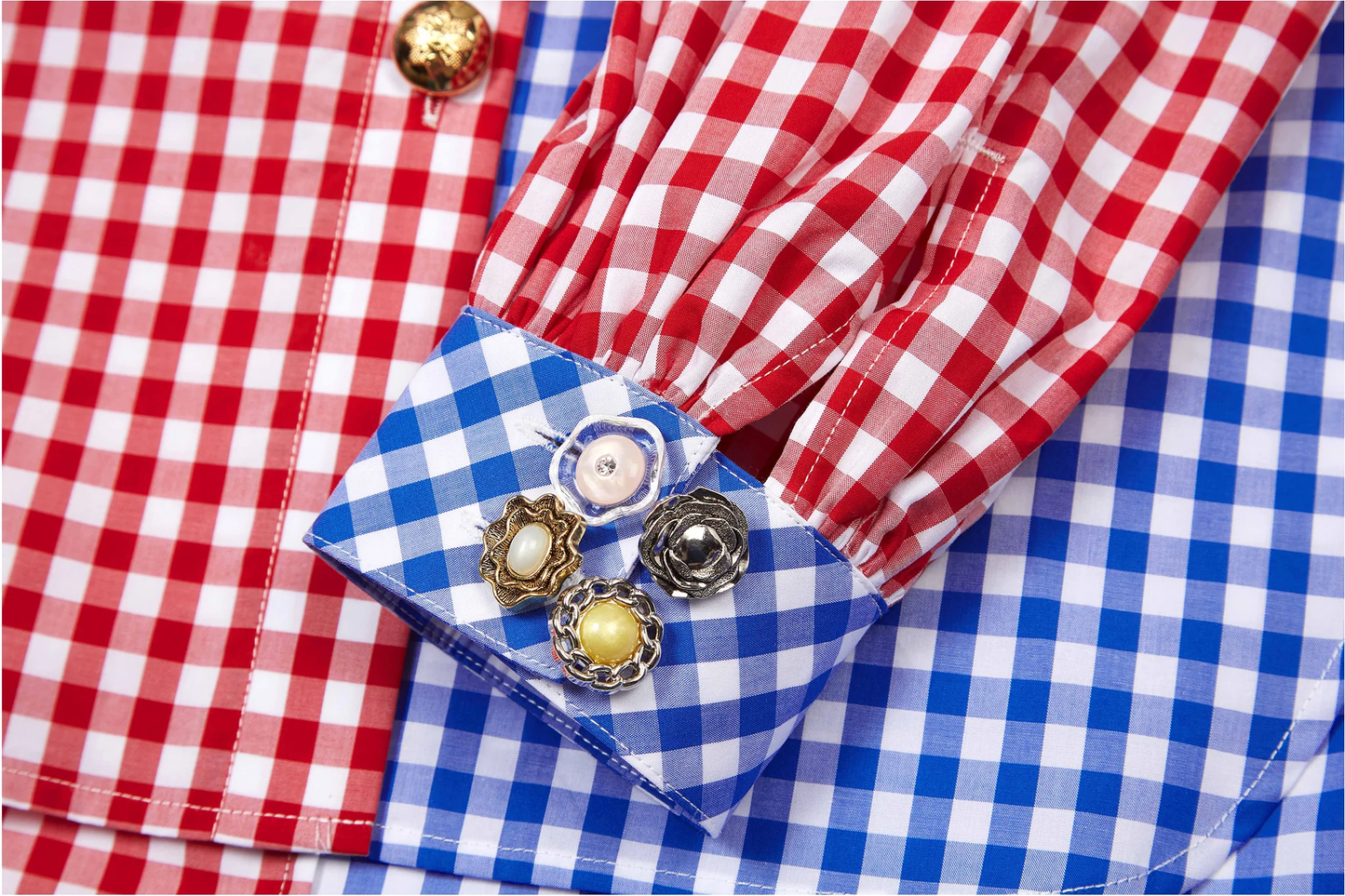 Marmalade Shirt (Blue Red Gingham)