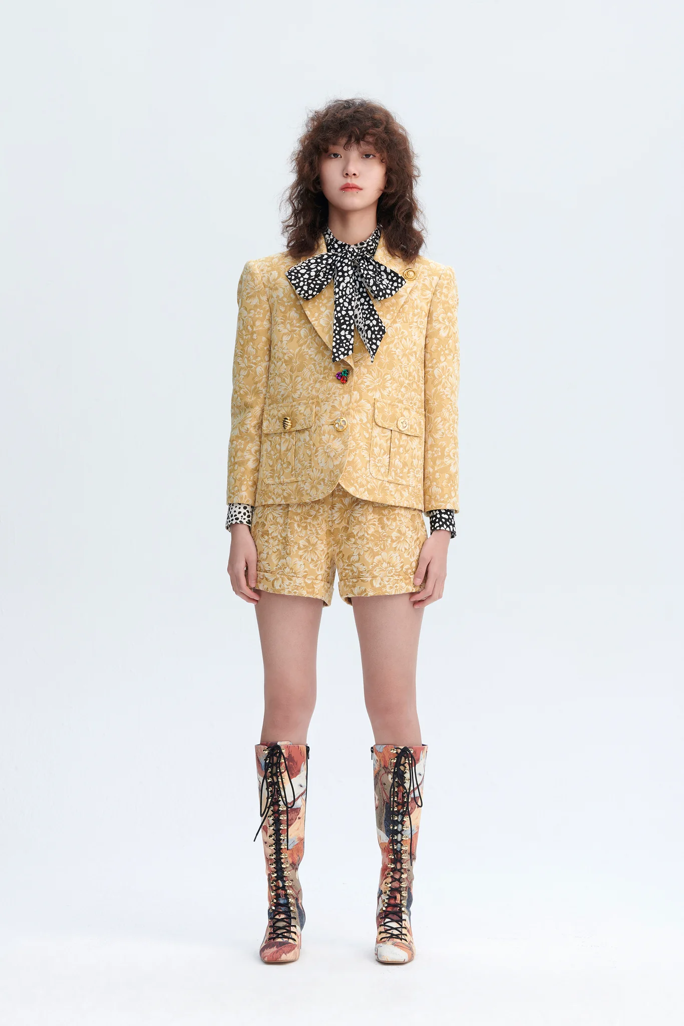 Grandma Wedding Dinner Coat (Light Mustard)