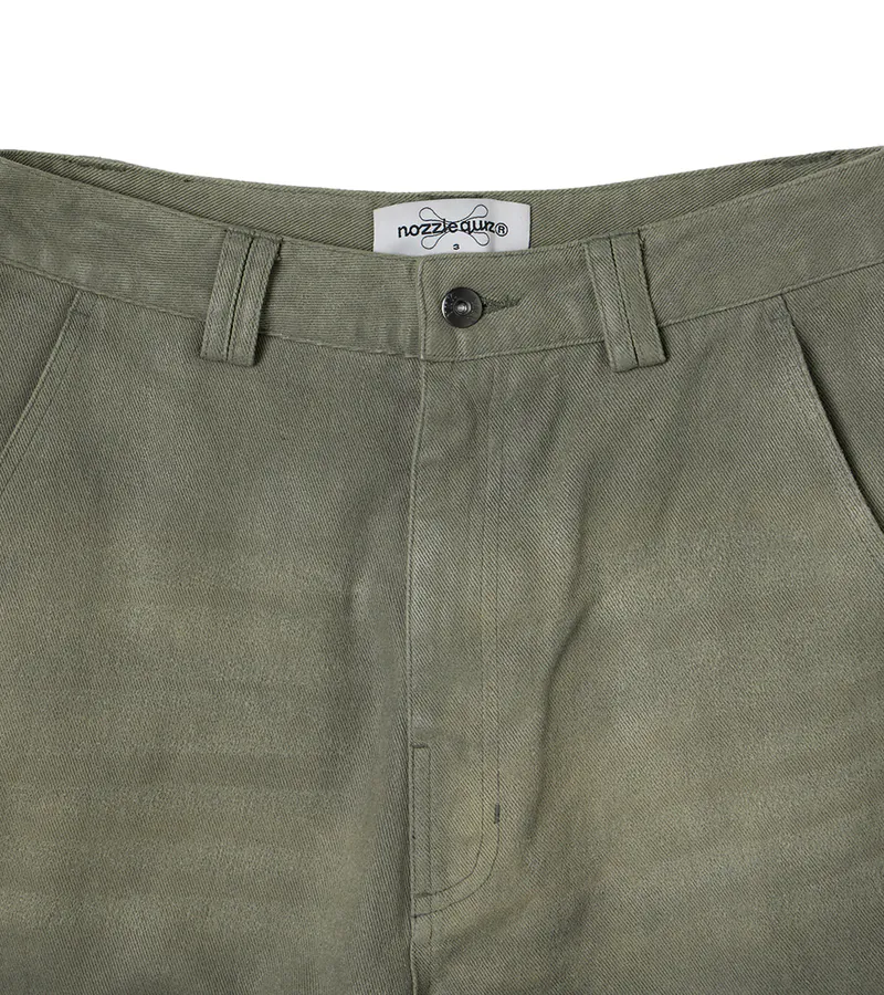 Washed Green - Vrc wide jeans