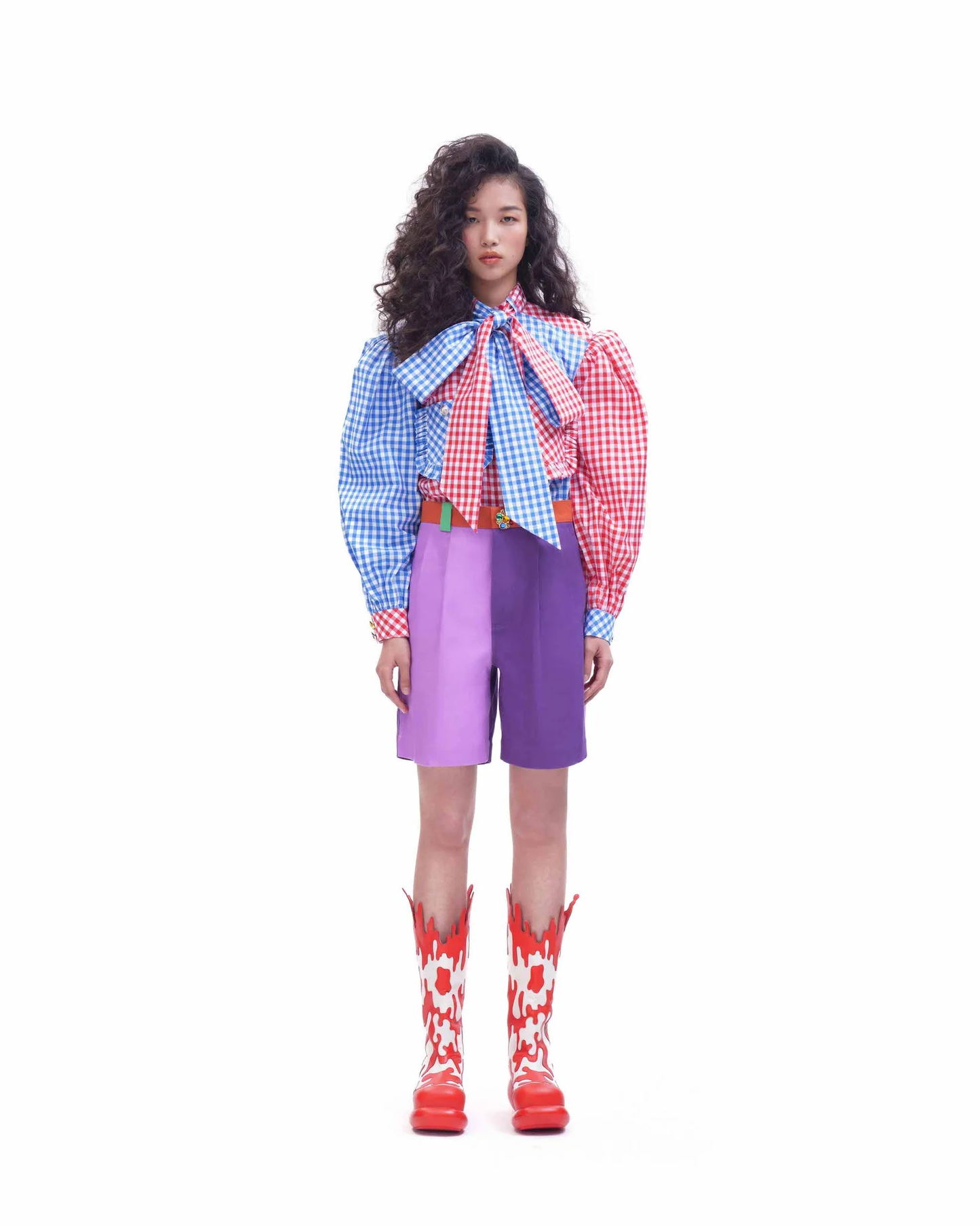 Marmalade Shirt (Blue Red Gingham)