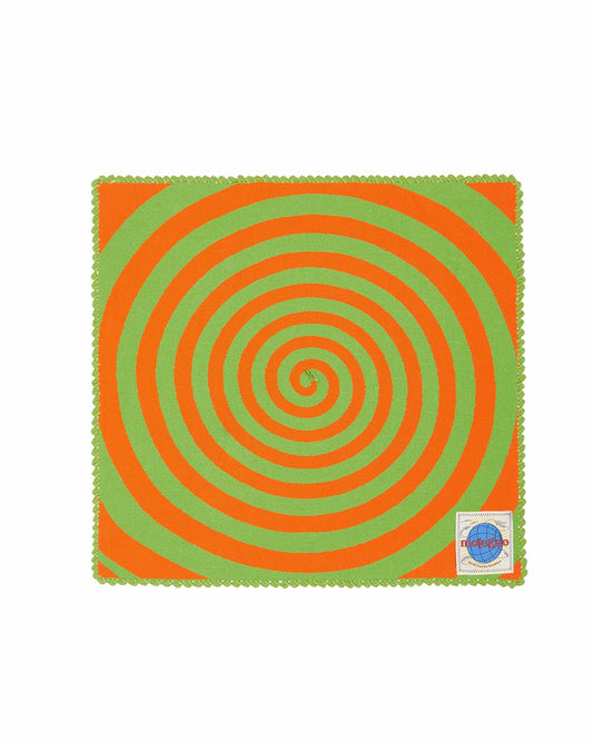 Hypnotia Hankie (Marigold Orange & Moss Green)