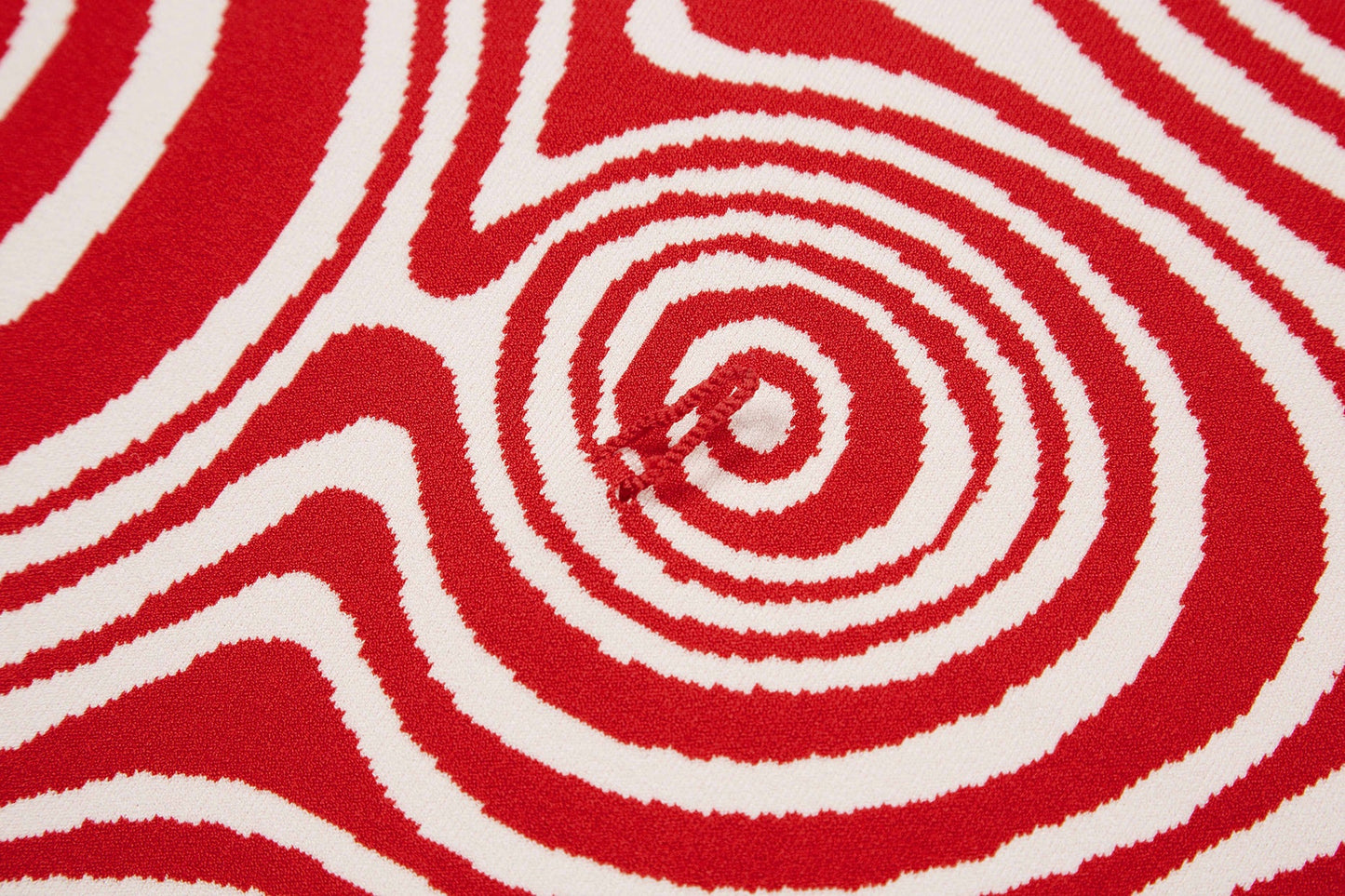 Marblelous Hankie (Candy Cane Red & White)