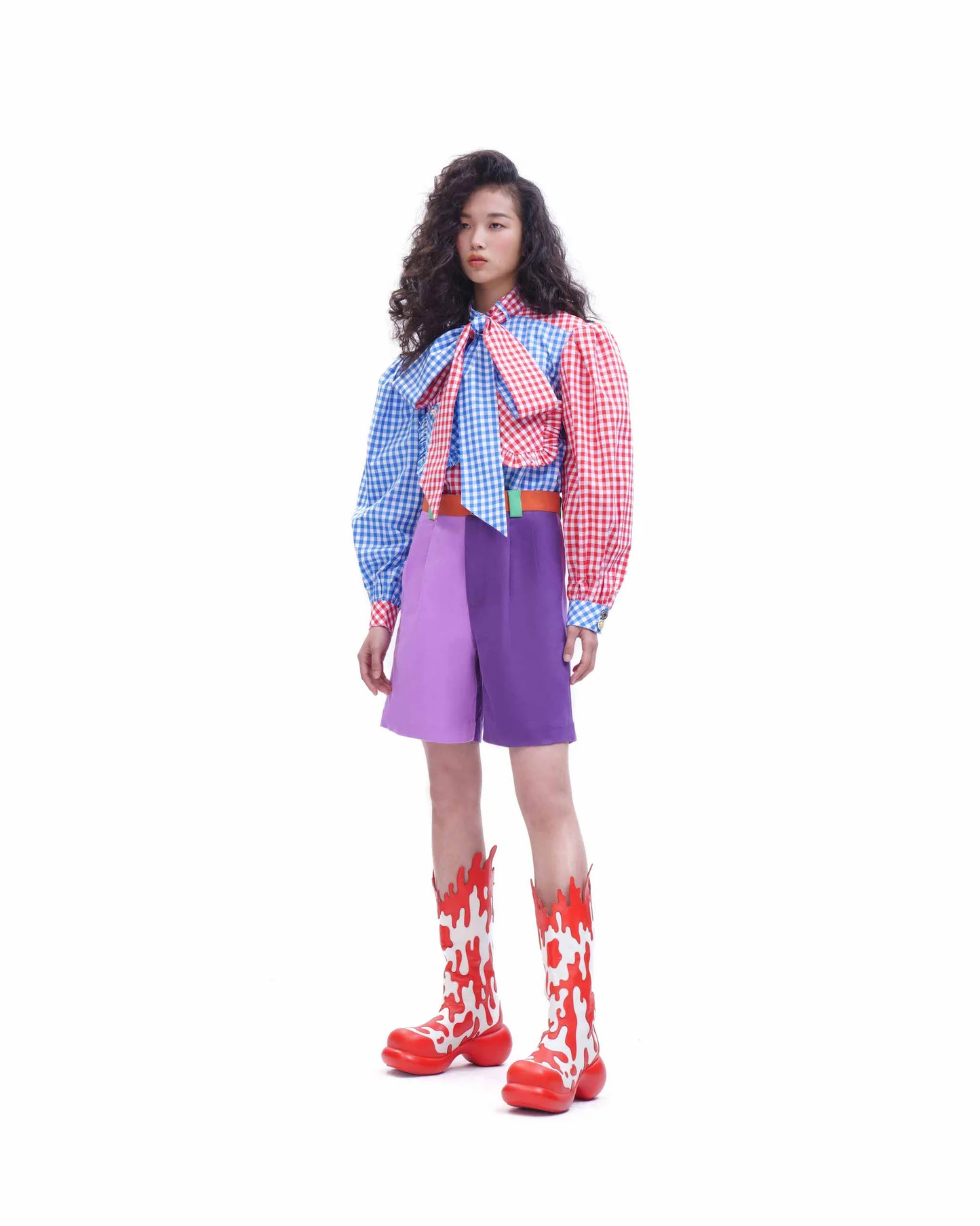 Marmalade Shirt (Blue Red Gingham)