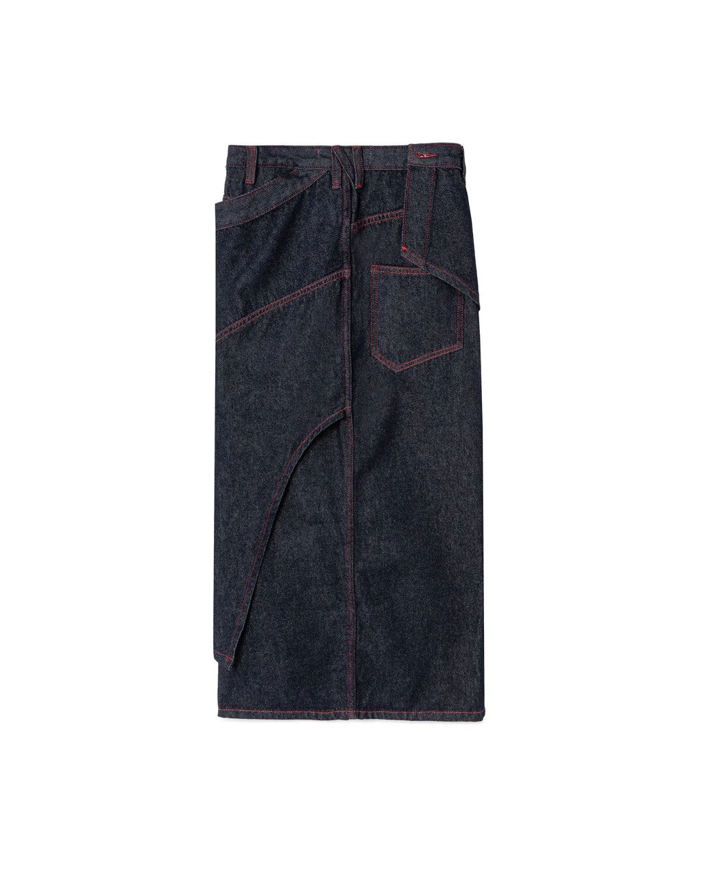 N E O VOL.2_CH.2 RED SELVAGE DENIM SKIRT