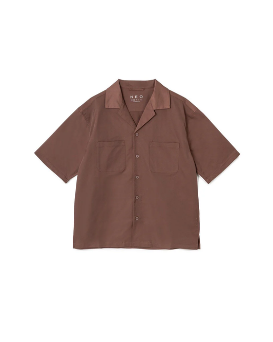 N E O VOL.2_CH.2 BOXY SHIRT - BROWN