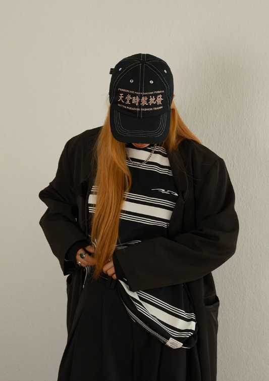 TRADING CAP BLACK BUTTER