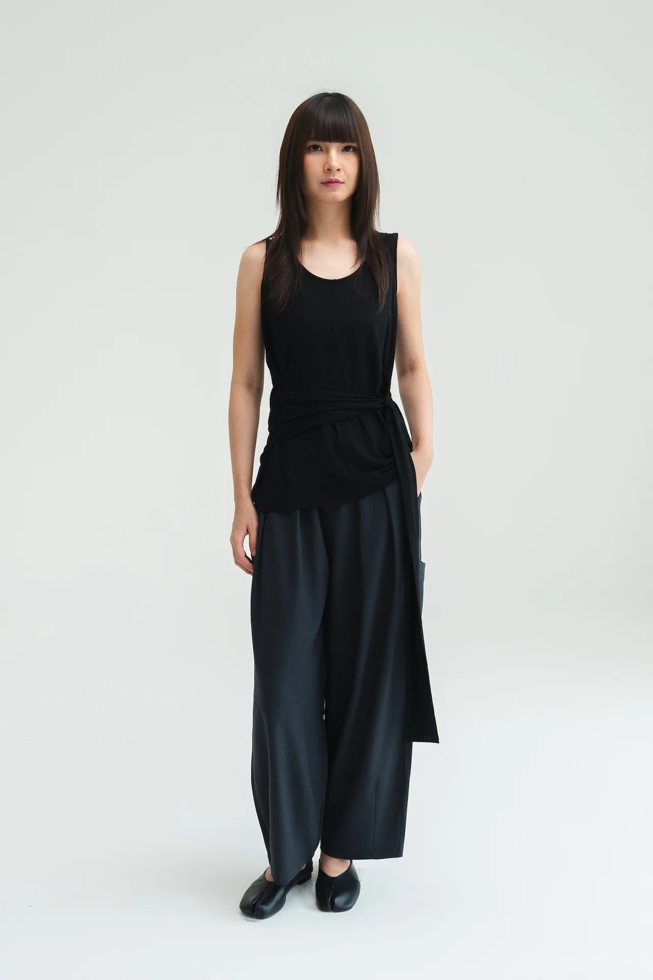 Gender Neutral Cocoon Trousers (Poly / Dark Grey)
