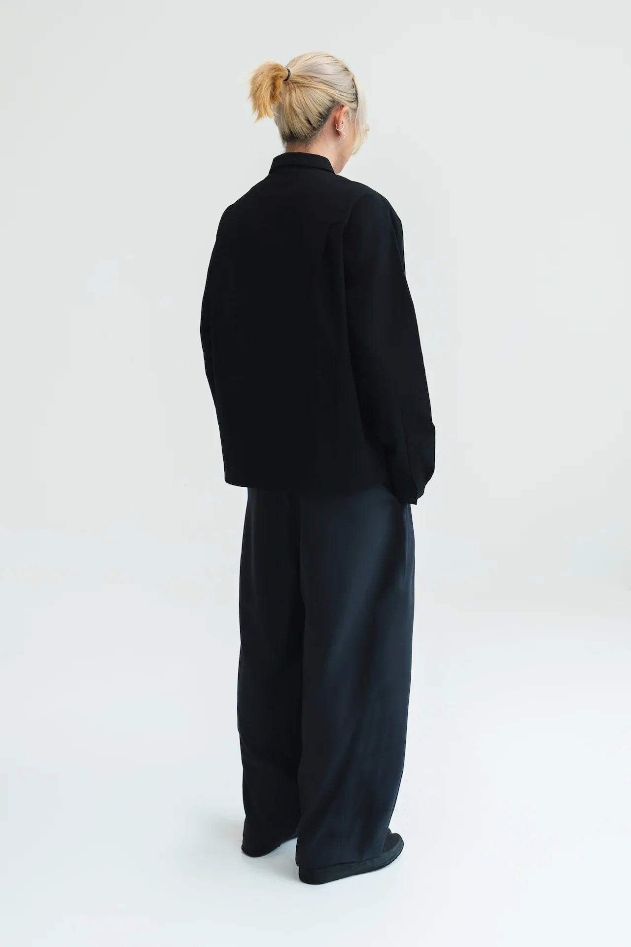 Gender Neutral Cocoon Trousers (Poly / Dark Grey)
