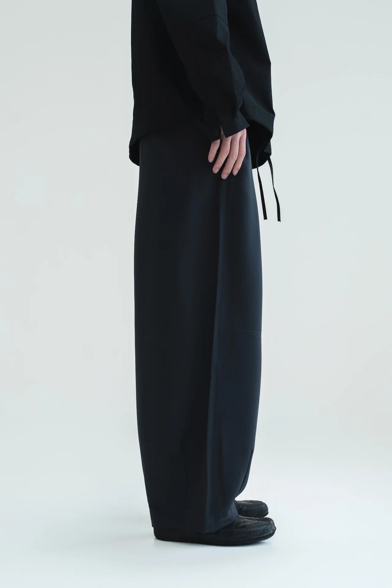 Gender Neutral Cocoon Trousers (Poly / Dark Grey)