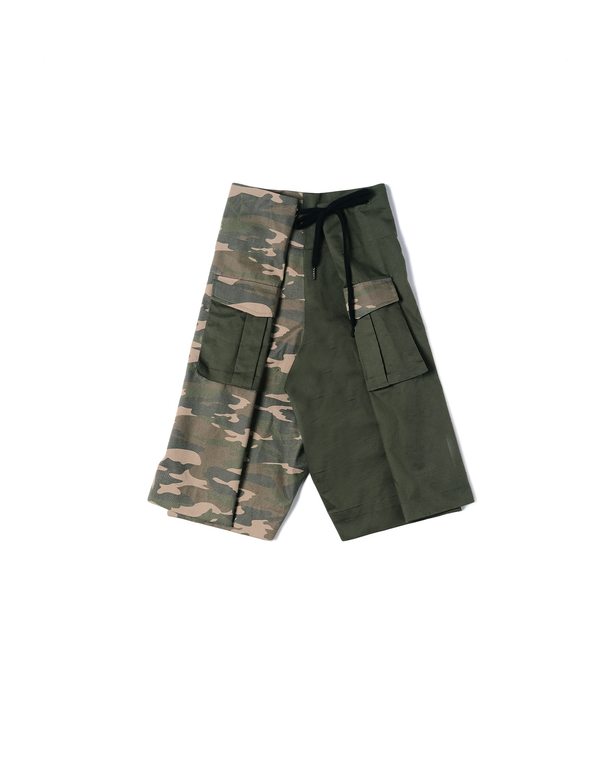 Camo Mix Army Green Pangolin Adjustable Pants