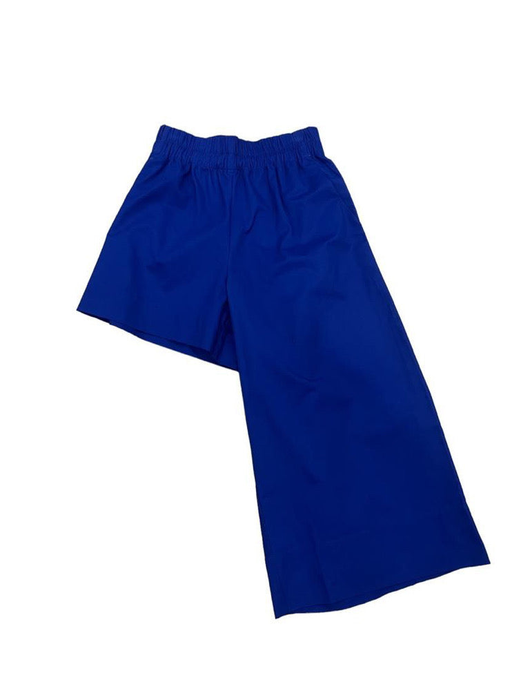 Asymmetric Pants - Royal Blue