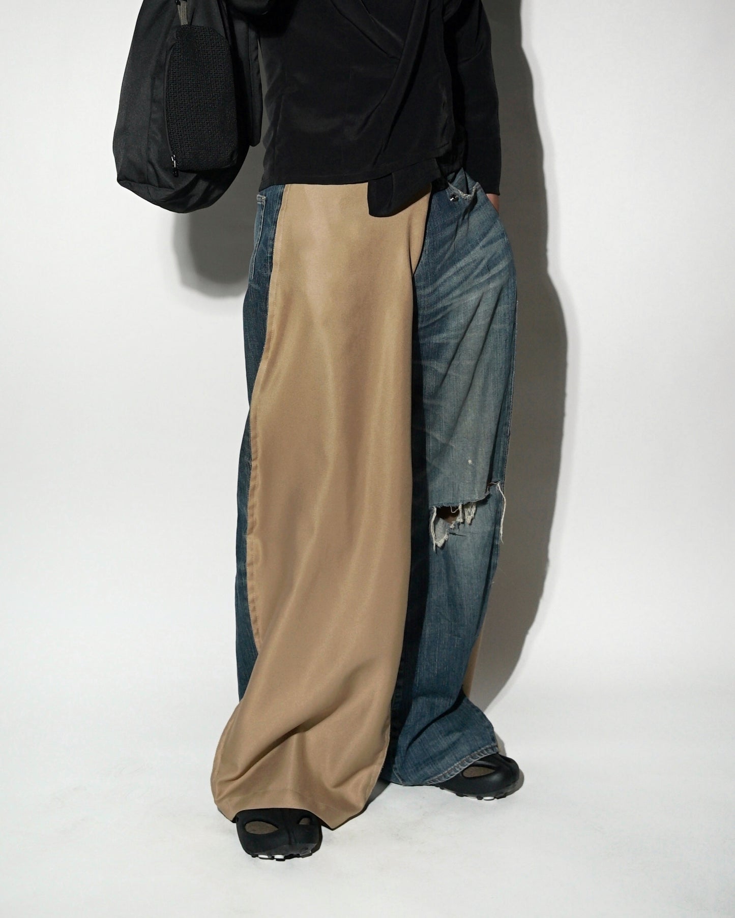 Multi Wearable Destroyed Pants [ Sustainable Line ]