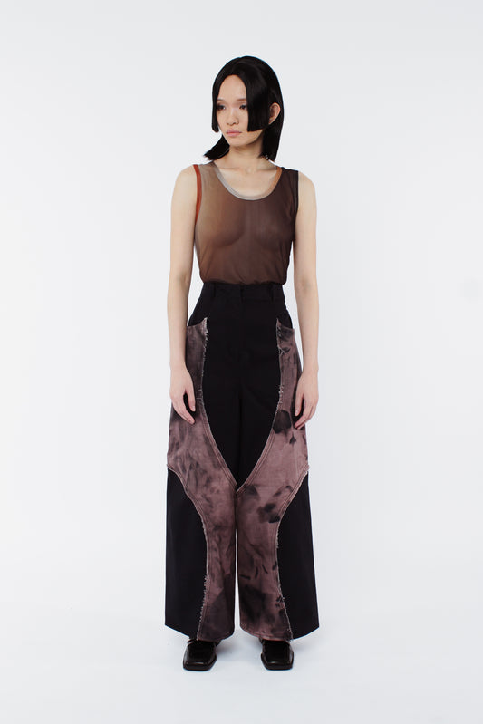 Mesh Tank Top - Chocolate