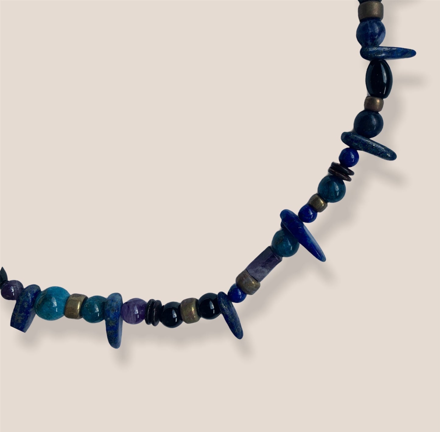 ‘’ SepTem II ‘’ Necklace- deep blue