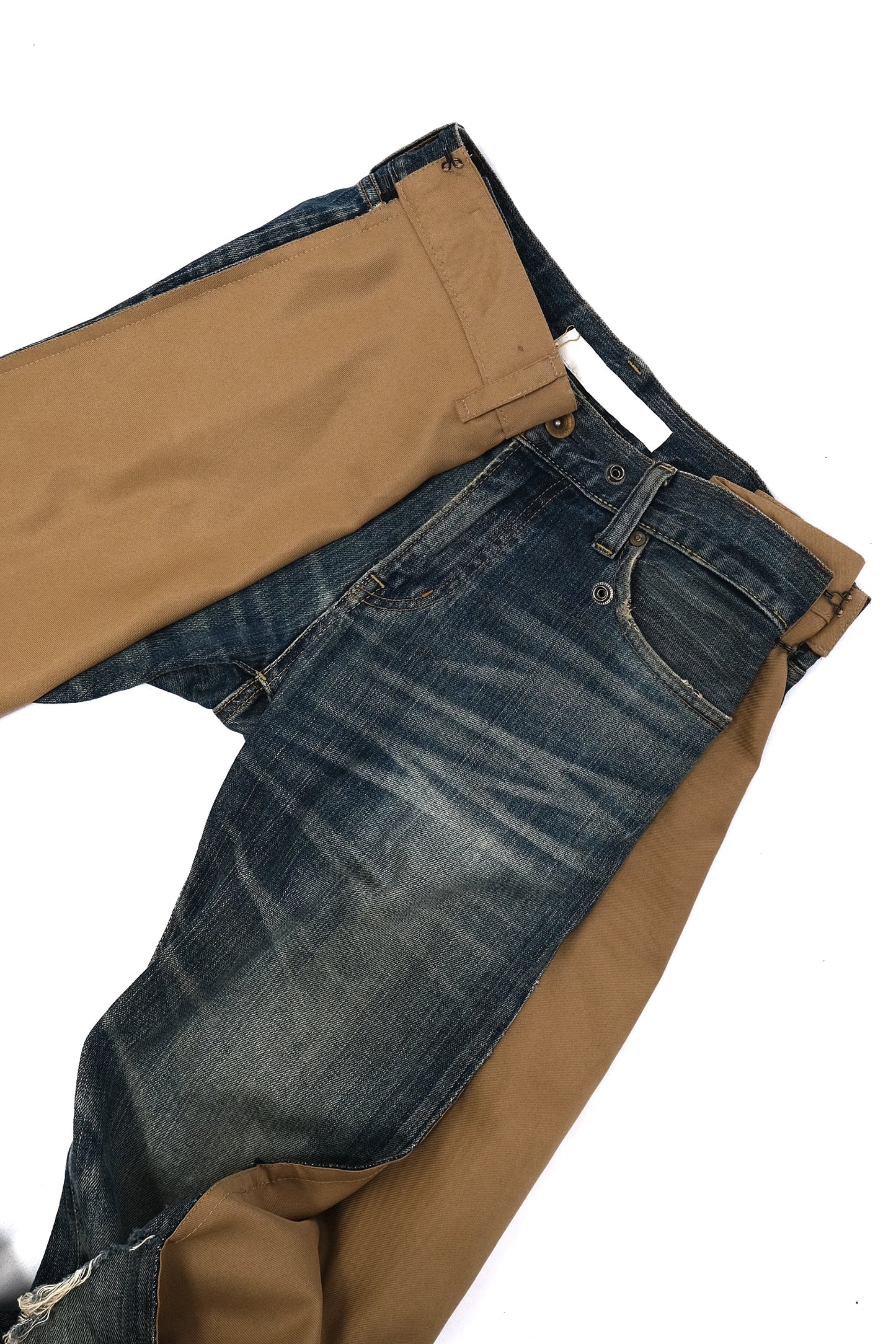 Multi Wearable Destroyed Pants [ Sustainable Line ]