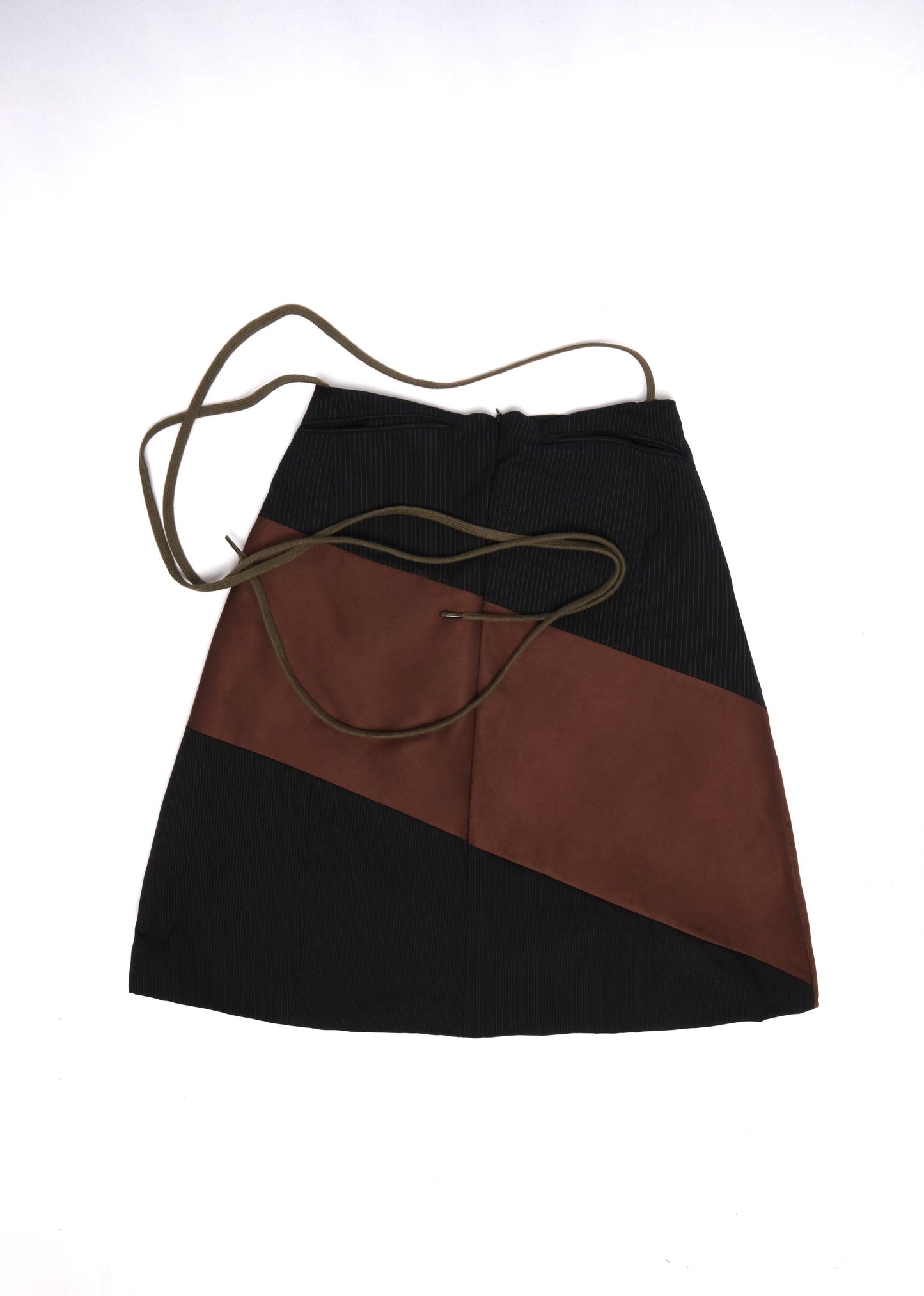 Patchwork Low Waisted skirt [ Sustainable Line ]