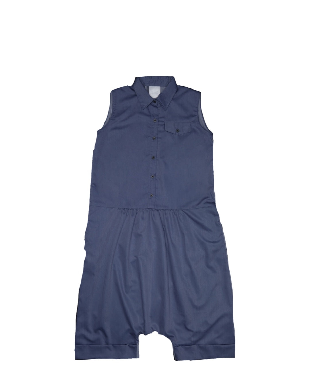 Oversized Overall Jumpsuit ( Ash Blue )