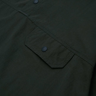 Half Snap Pullover Shirt - Dark Green