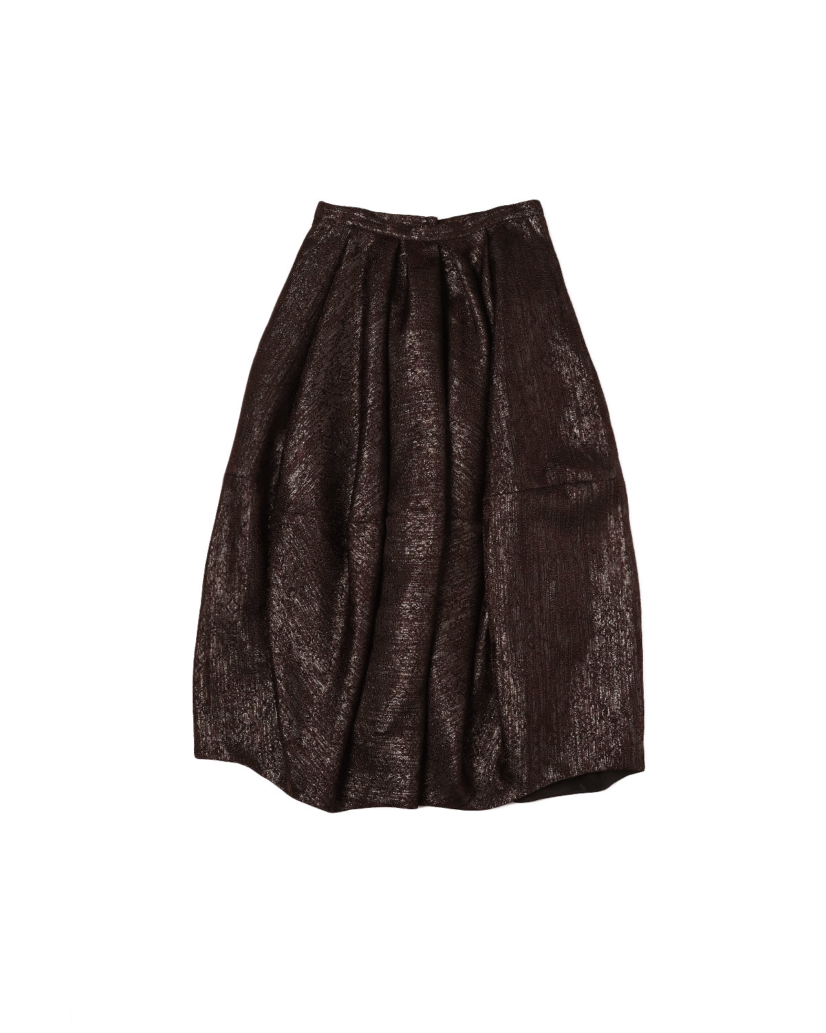 Dark Brown Art Deco Skirt